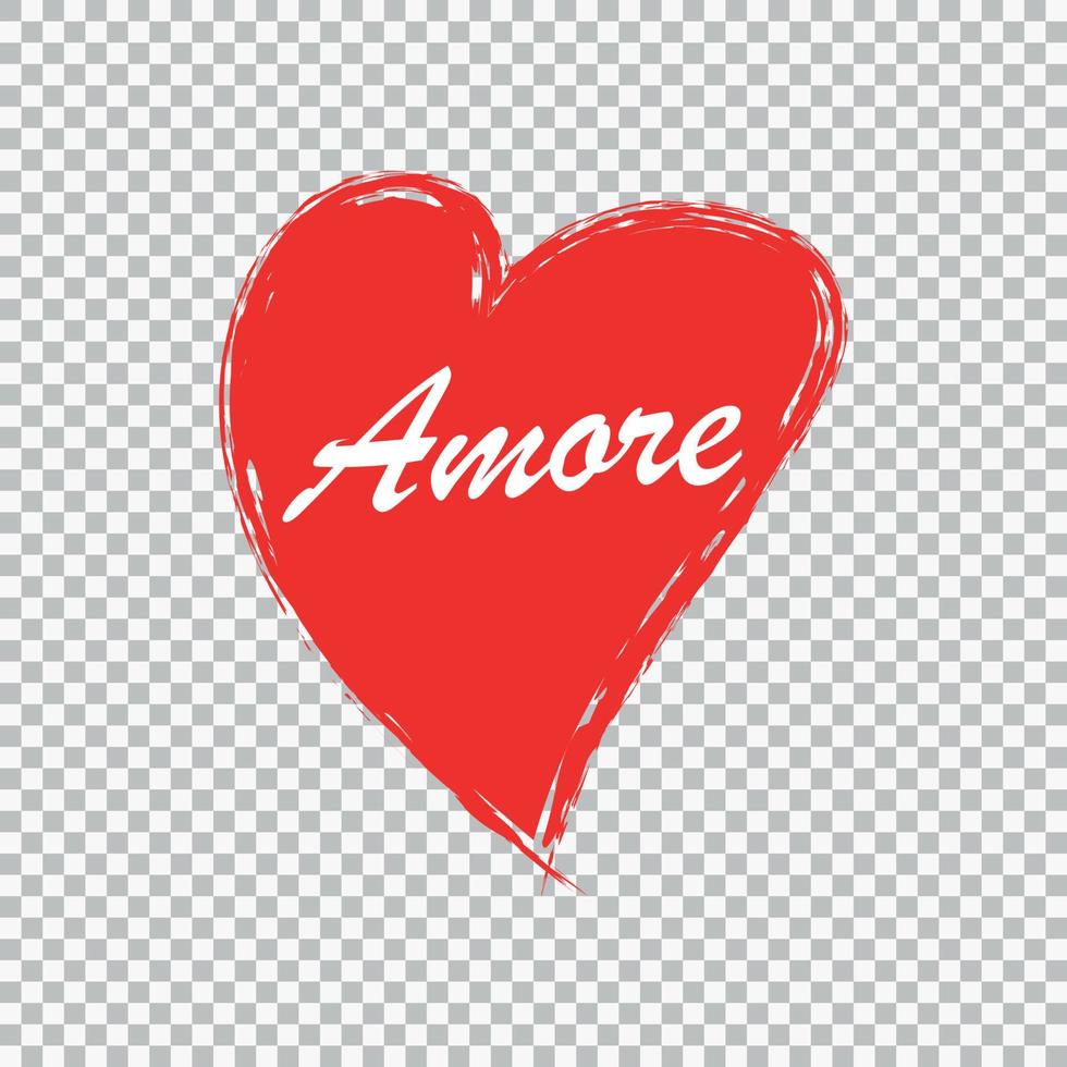 Hand drawn heart vector