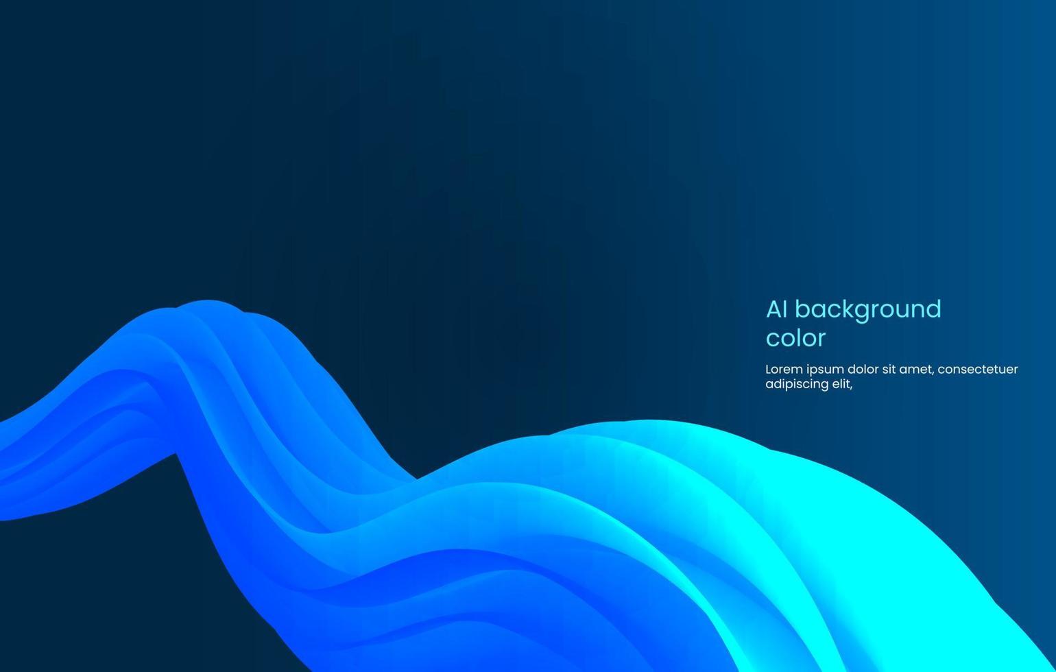 Swirl fluid blue background vector