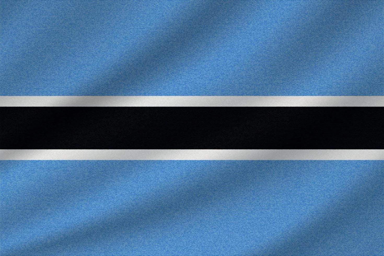 national flag of Botswana vector