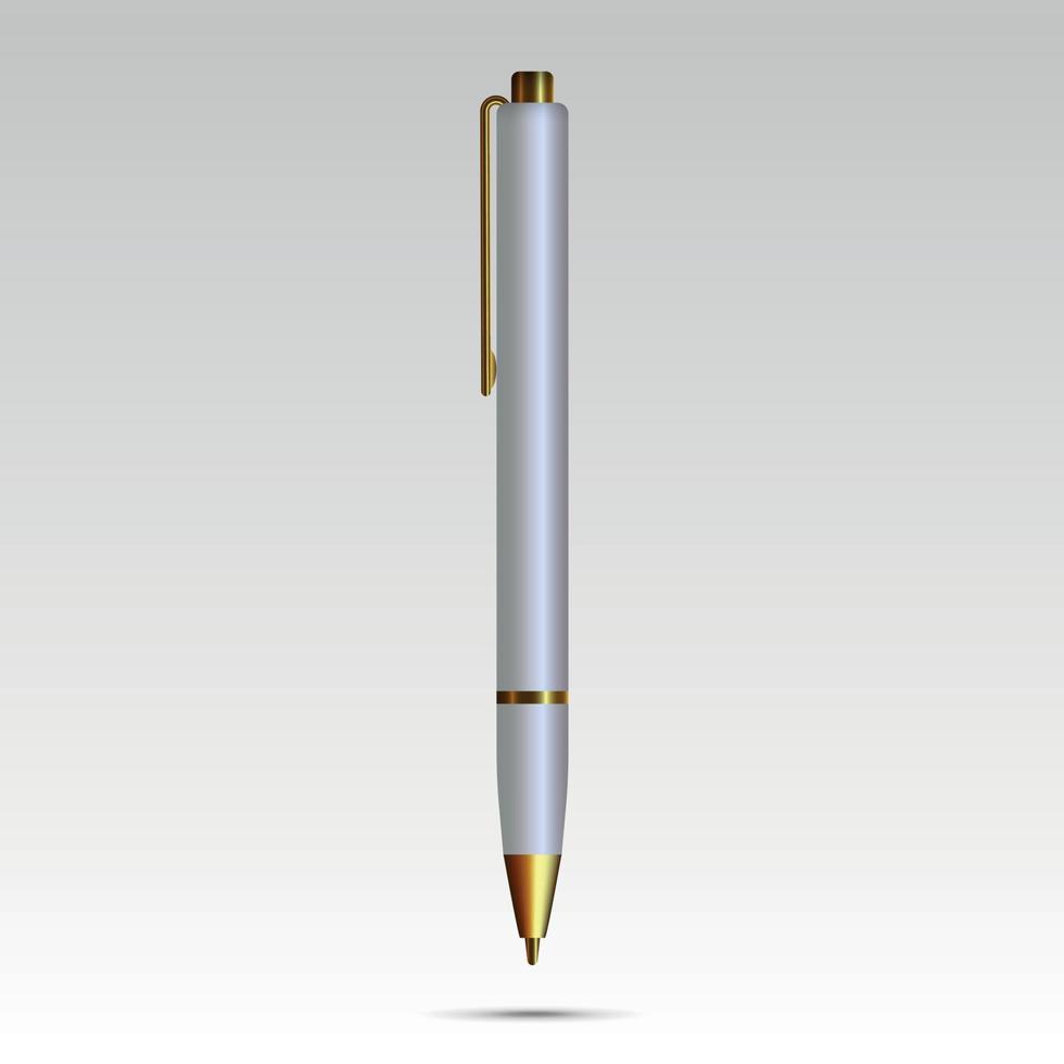 blank pen vector illustration