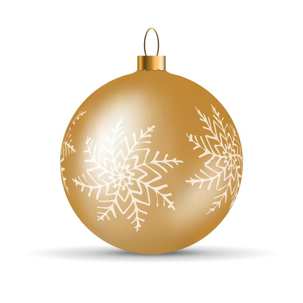 ilustración vectorial con bolas de árboles de navidad decoradas vector