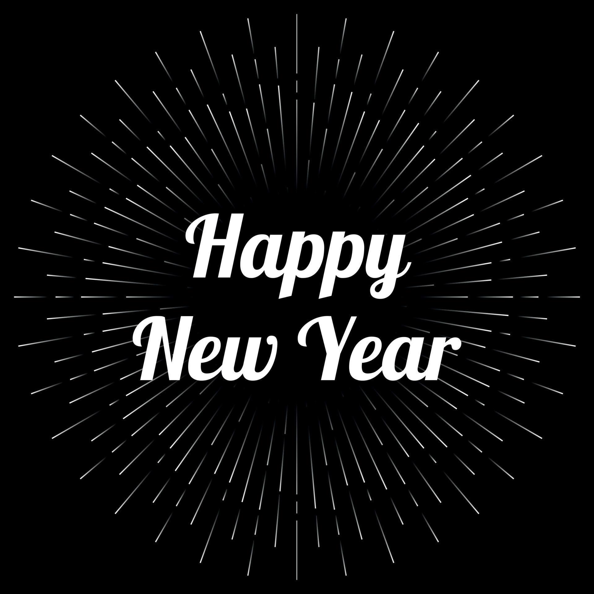 New Year Card Template 11161341 Vector Art At Vecteezy