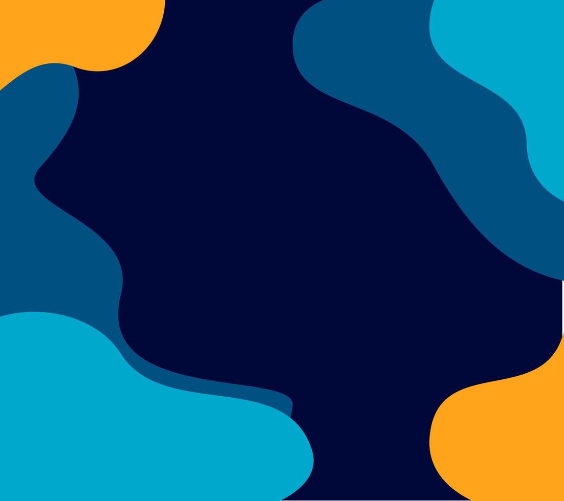 Flat Vector Abstract Background Liquid Style - Dynamic style banner design from fruit concept. Creative illustration for poster, web, landing, page, cover, ad, greeting, card, promotion