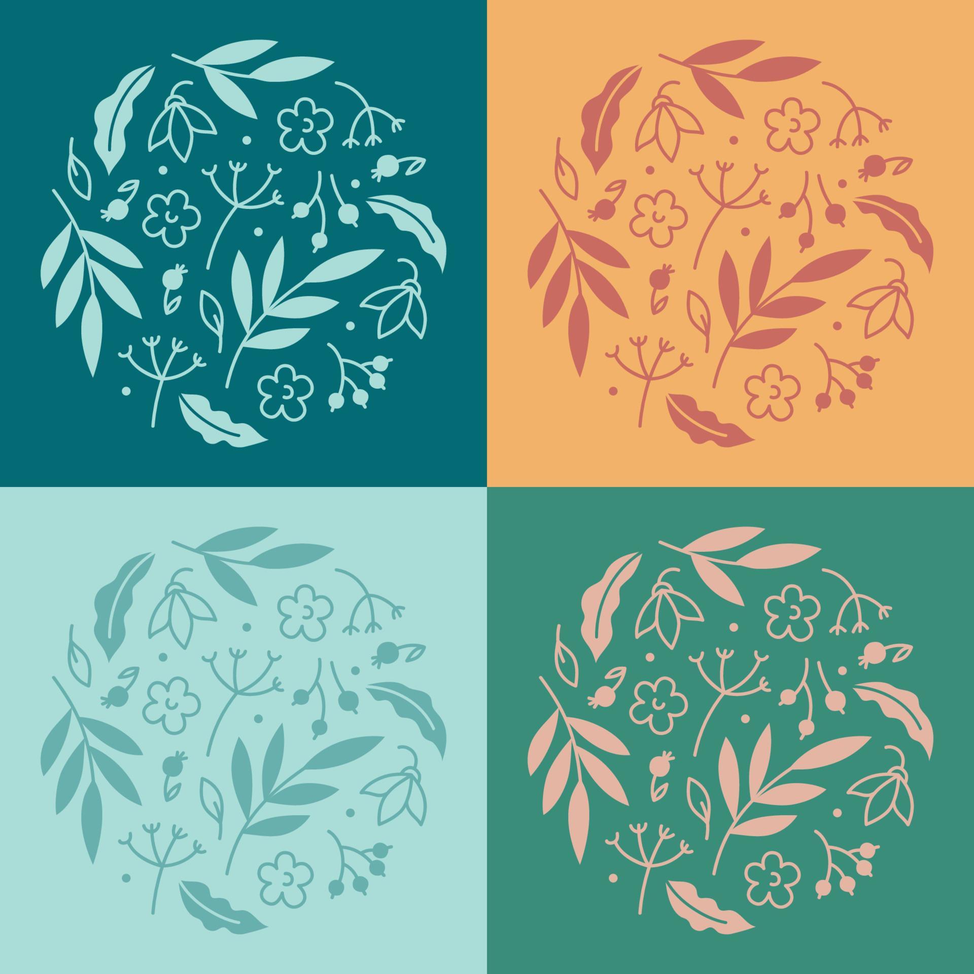 Floral ornament. Circular pattern. Vector image. 11162156 Vector Art at