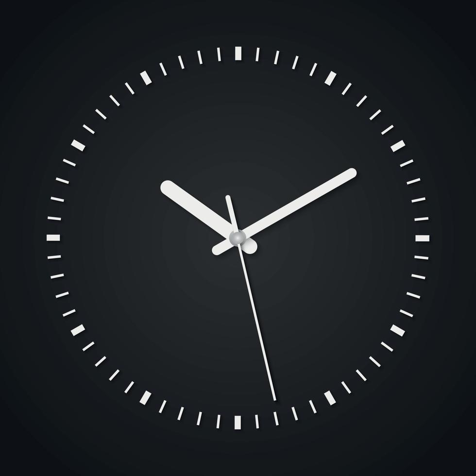 ilustración vectorial de reloj analógico vintage vector