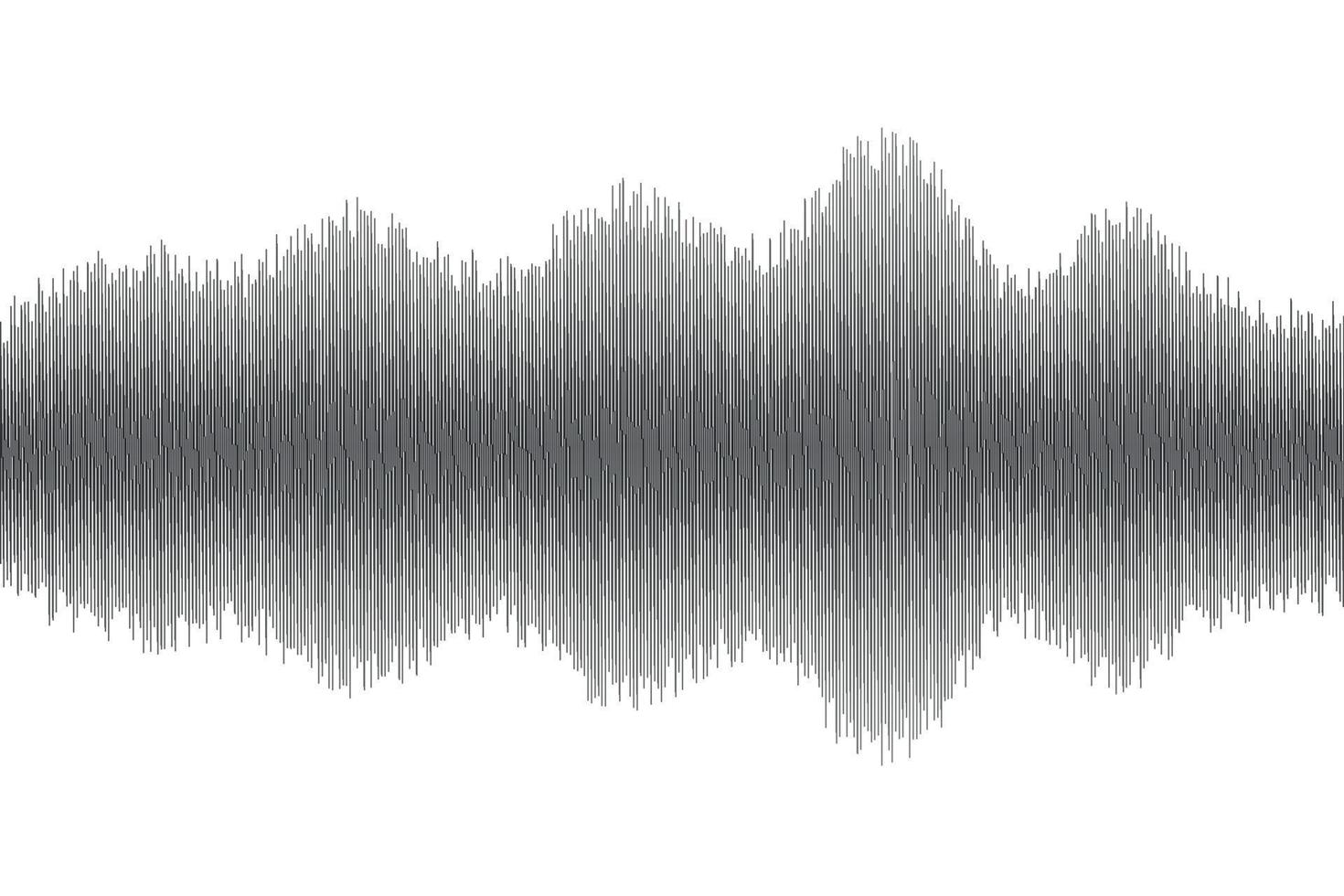 seismic waves vector illustration