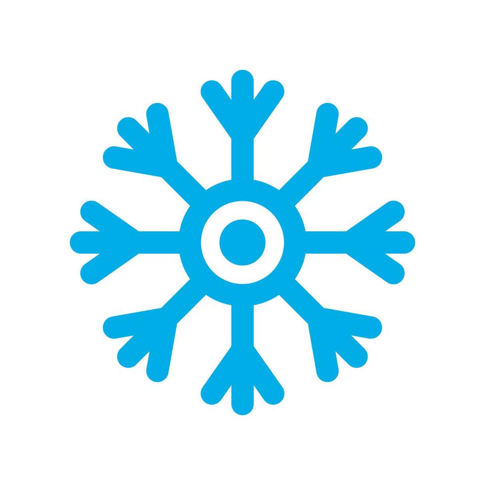 SNOWFLAKE WINTER ICON FOR DESIGN GRAPHIC vector