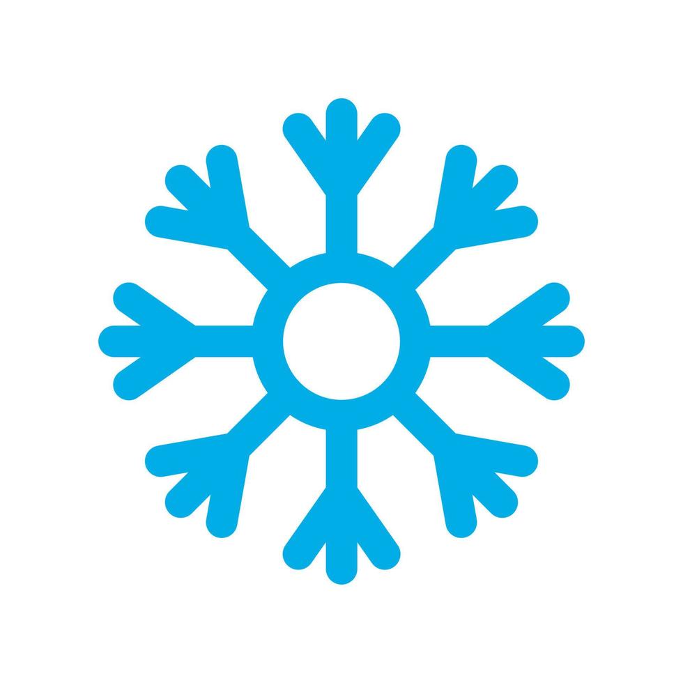 SNOWFLAKE WINTER ICON FOR DESIGN GRAPHIC vector