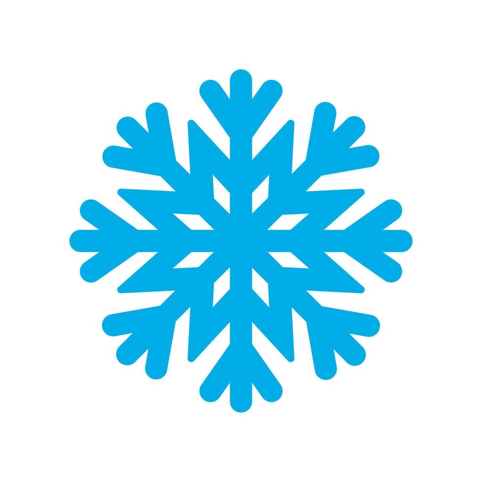 SNOWFLAKE WINTER ICON FOR DESIGN GRAPHIC vector