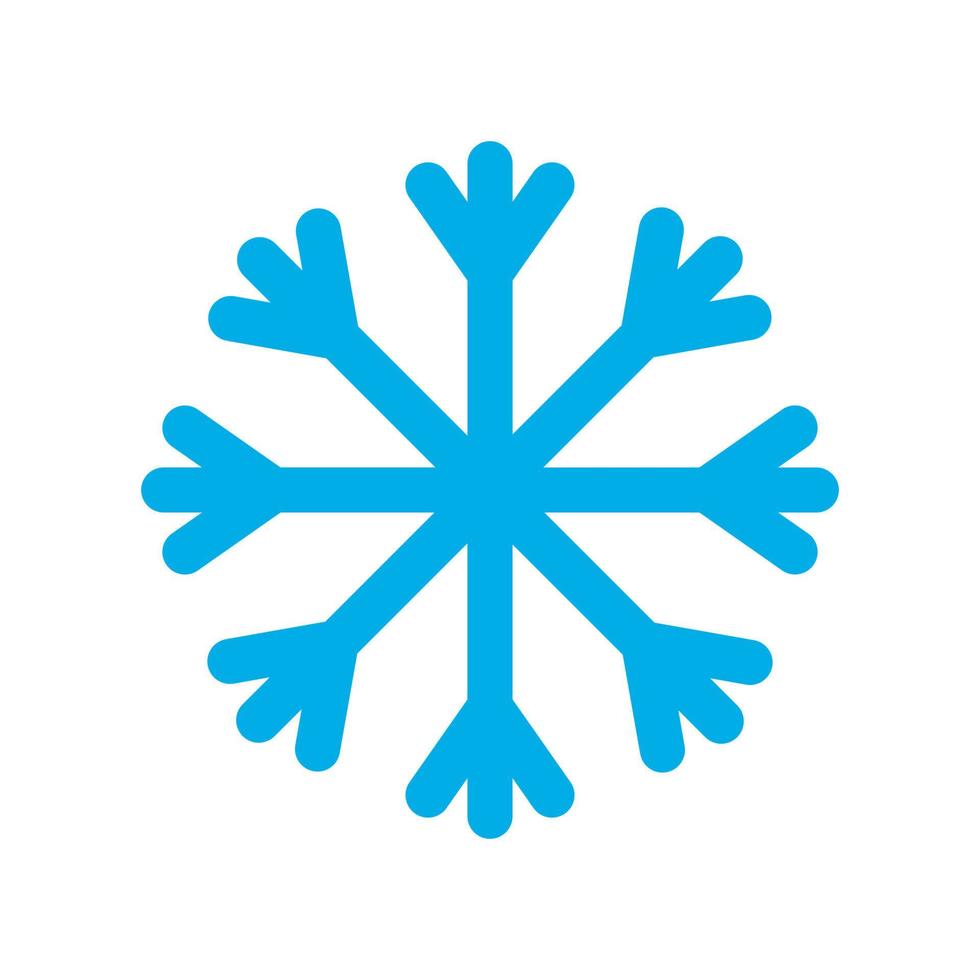 SNOWFLAKE WINTER ICON FOR DESIGN GRAPHIC vector