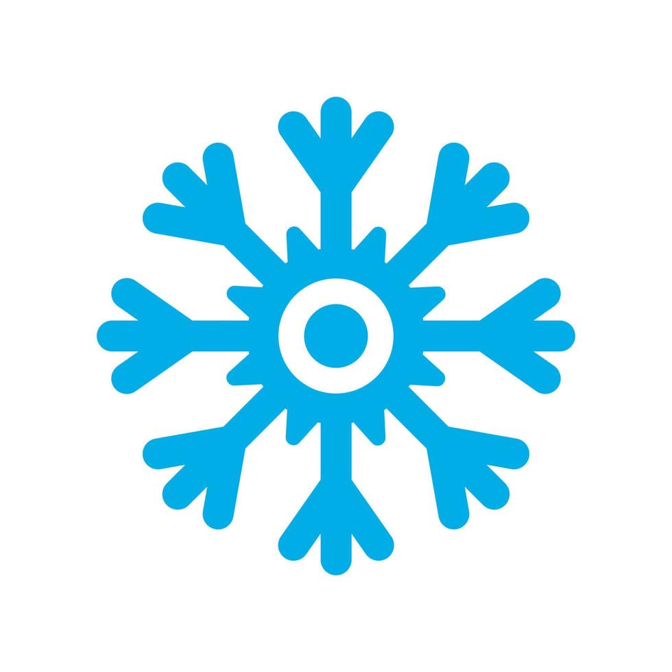 SNOWFLAKE WINTER ICON FOR DESIGN GRAPHIC vector