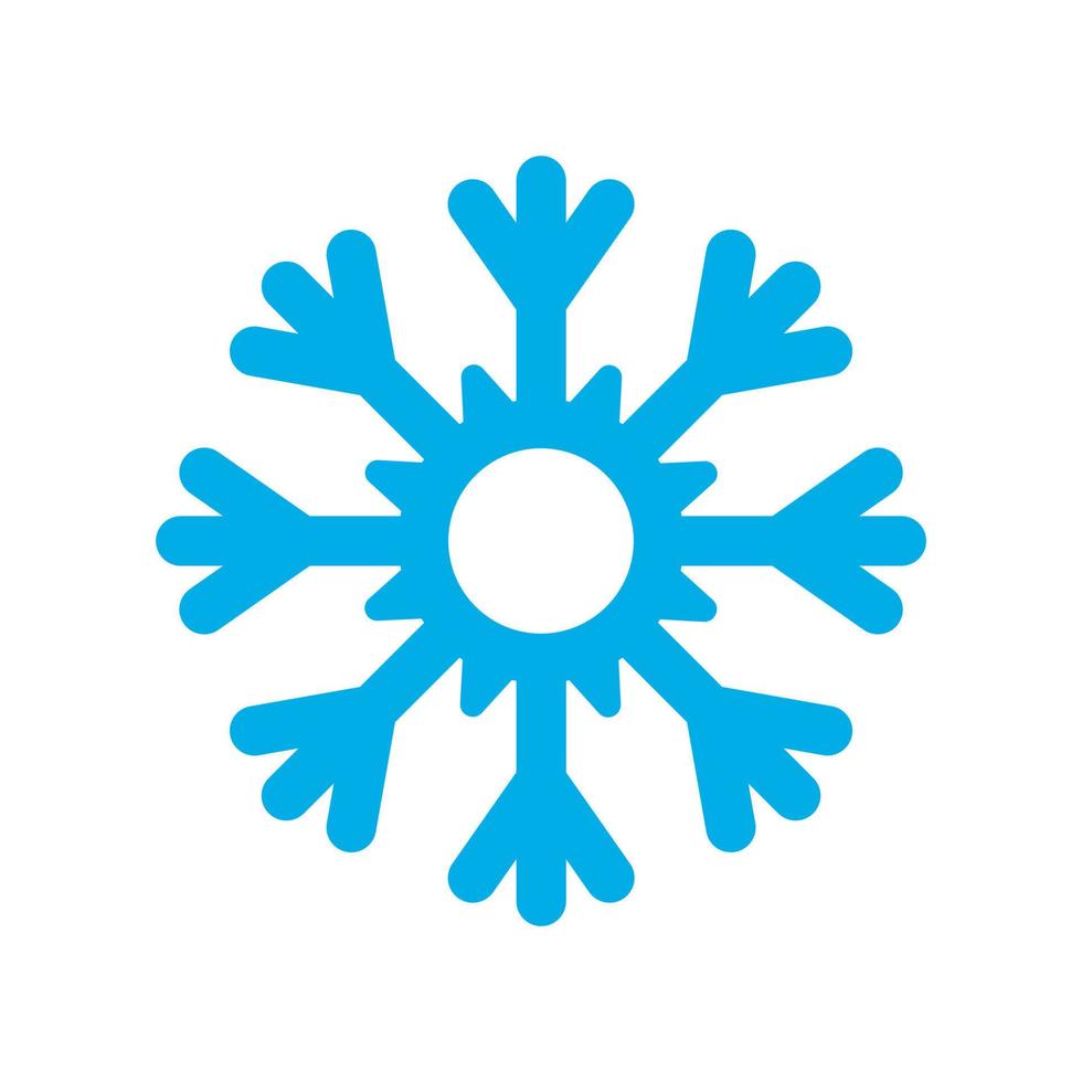 SNOWFLAKE WINTER ICON FOR DESIGN GRAPHIC vector