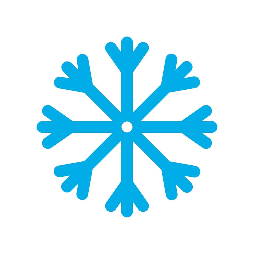 SNOWFLAKE WINTER ICON FOR DESIGN GRAPHIC vector