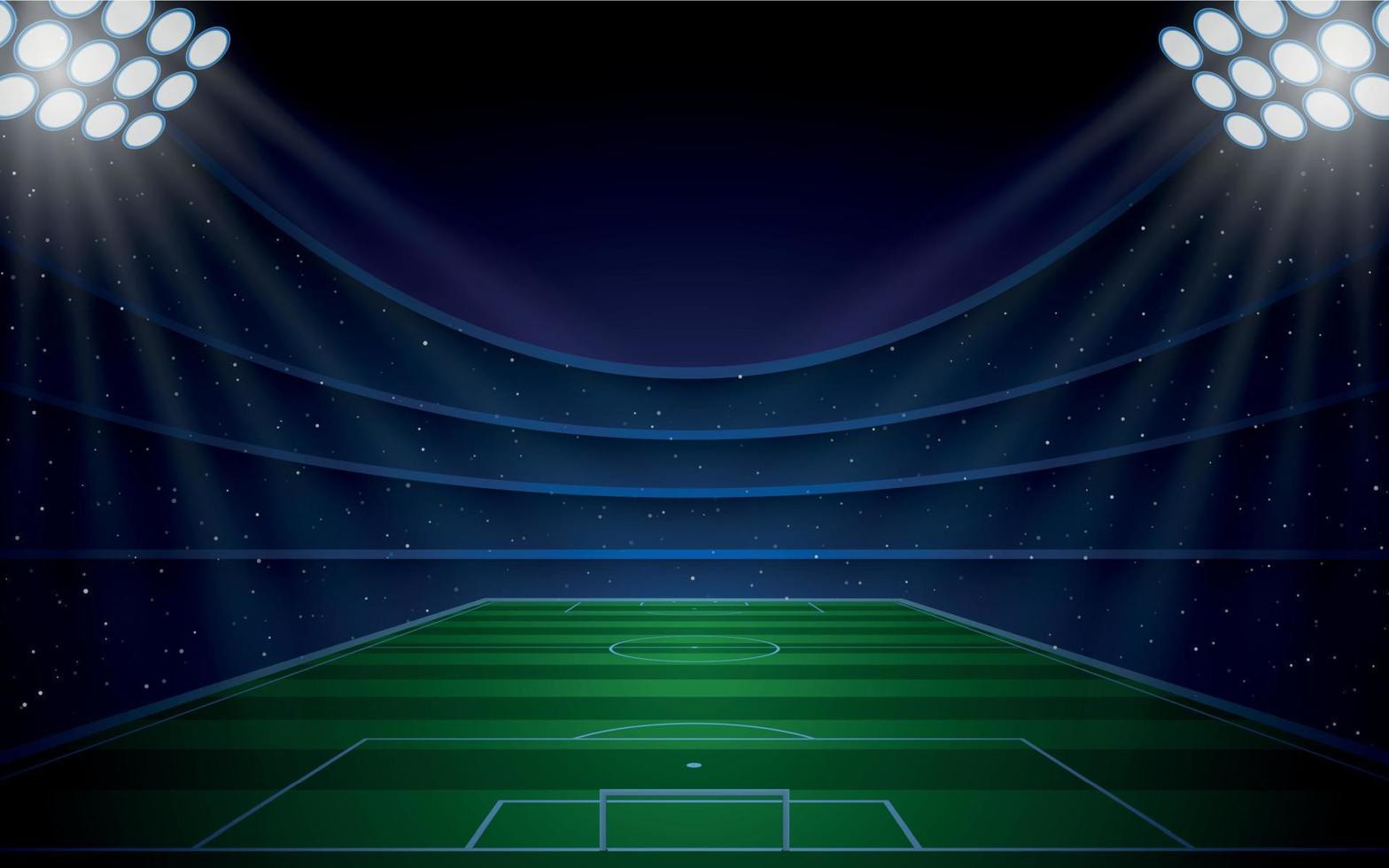 Soccer stadium . Vector