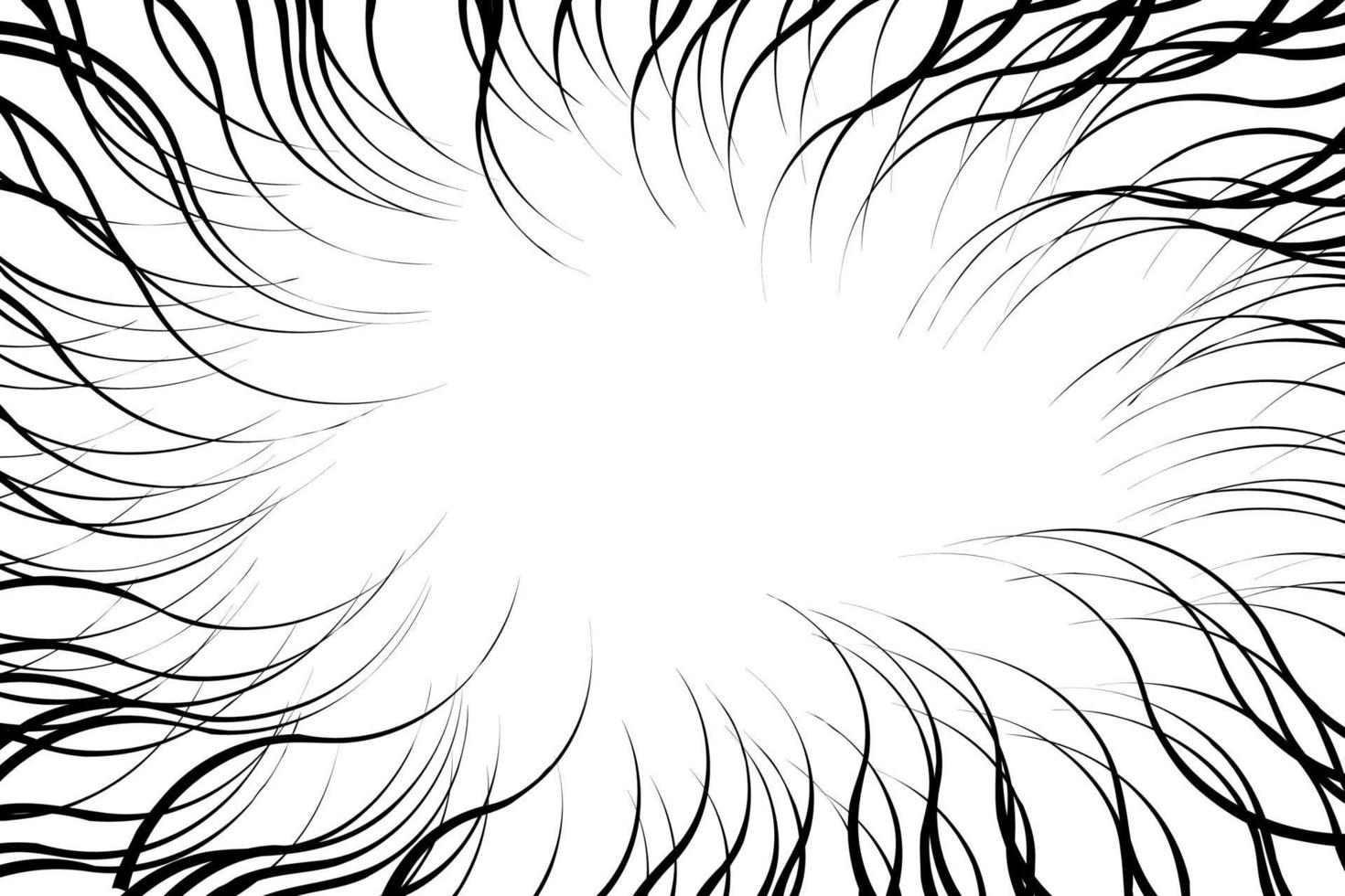 curly lines background . Vector