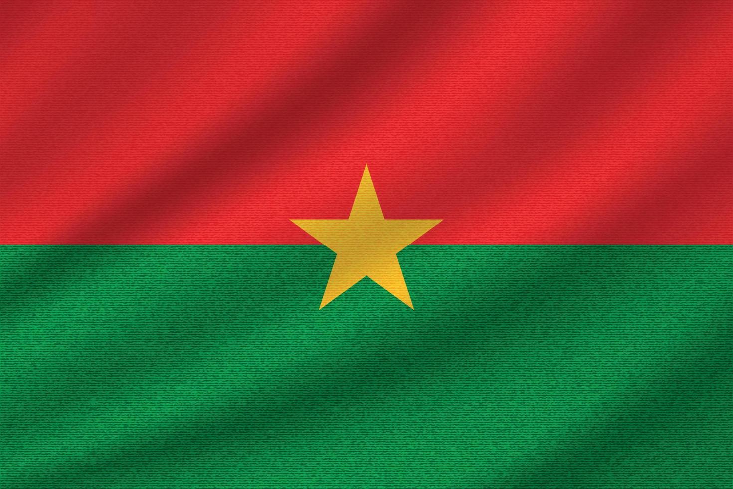 bandera nacional de burkina faso vector