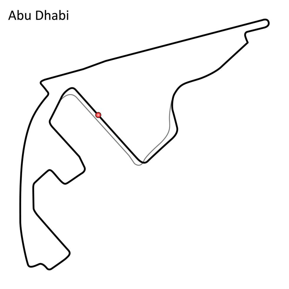 Yas Marina Circuit vector