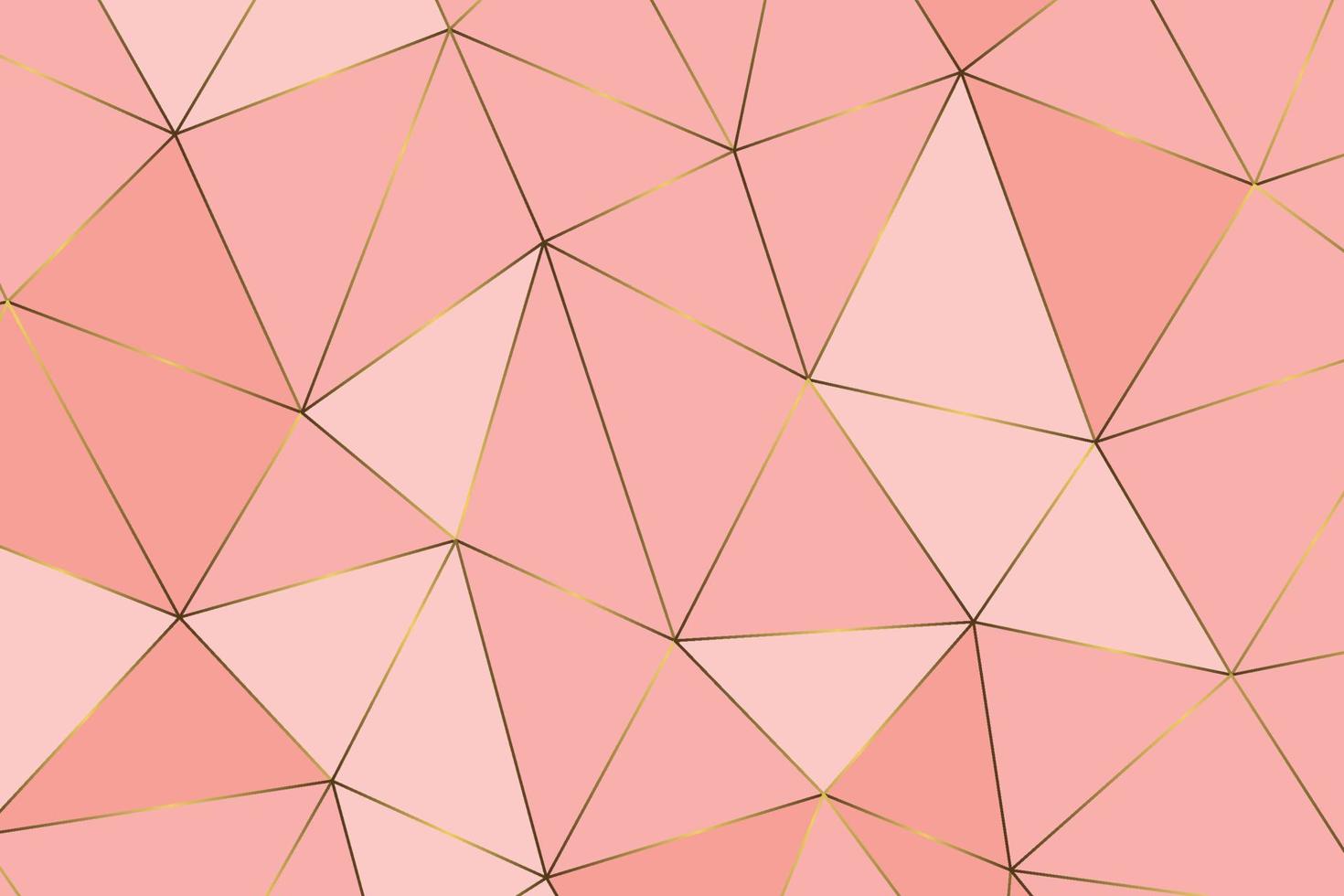 golden geometric background vector