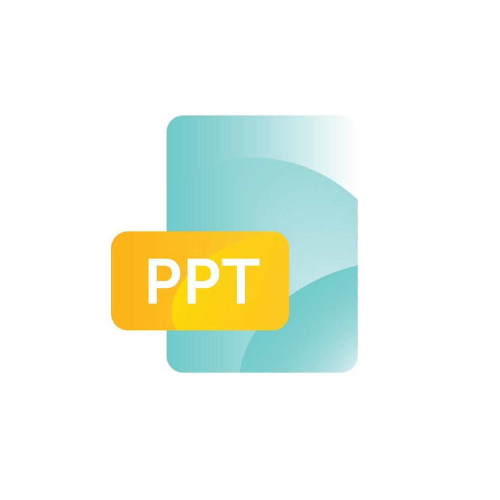Format icon. Vector. Gradient flat style. Bright, fashionable illustration of icons. Image is isolated on white background. A modern icon for the site and presentation. vector