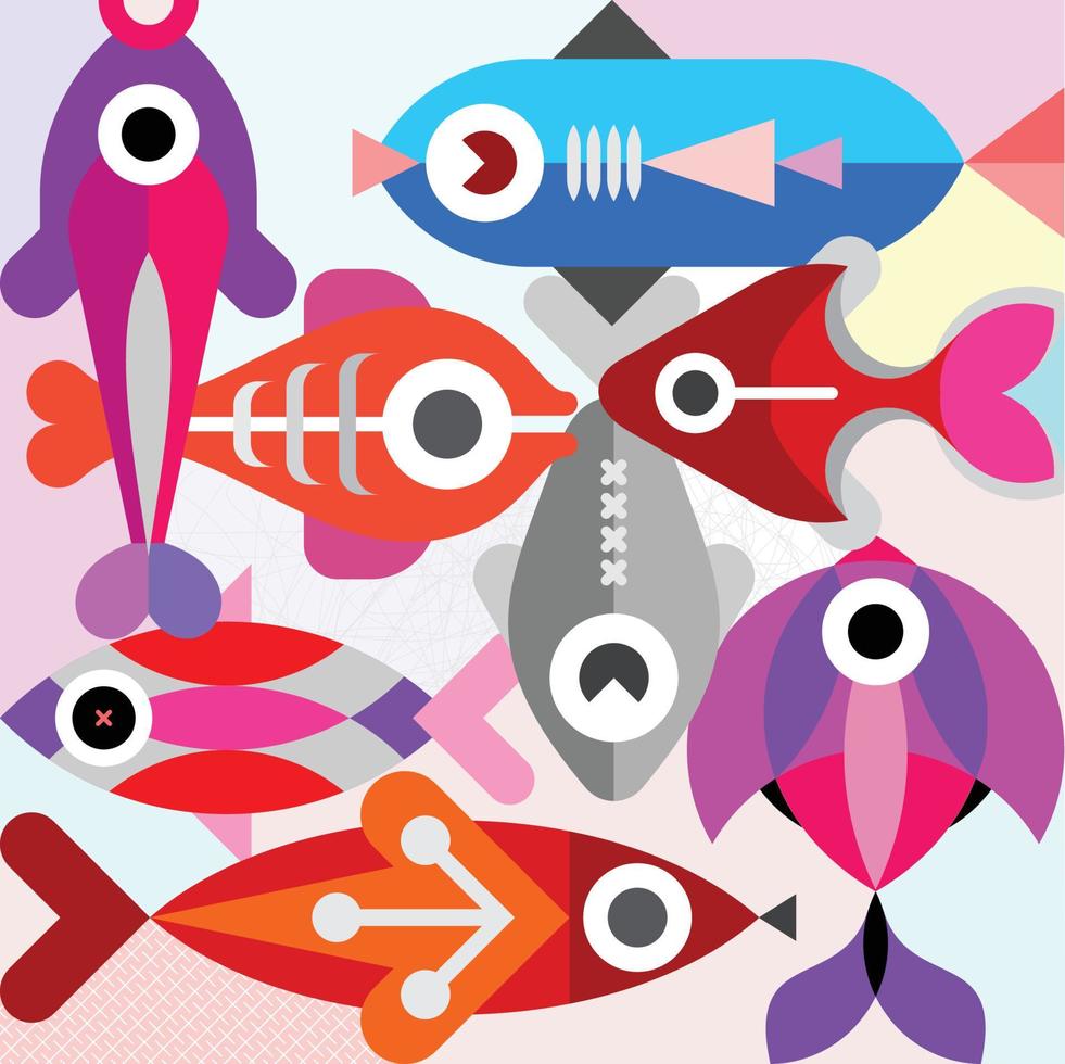 Aquarium Fish vector illustration