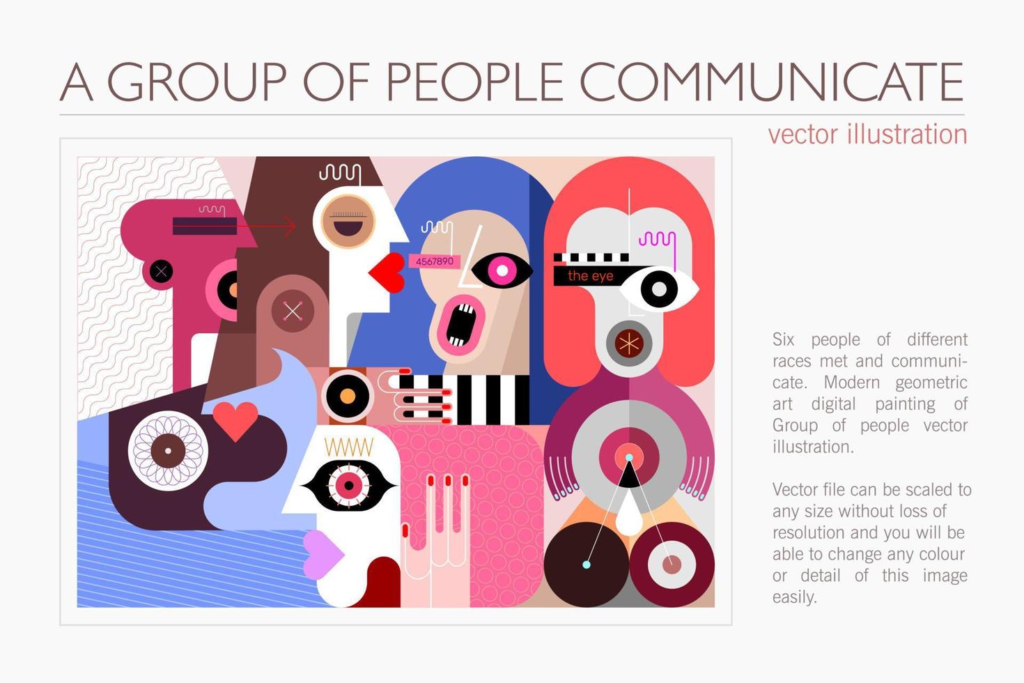 Group Of People vector