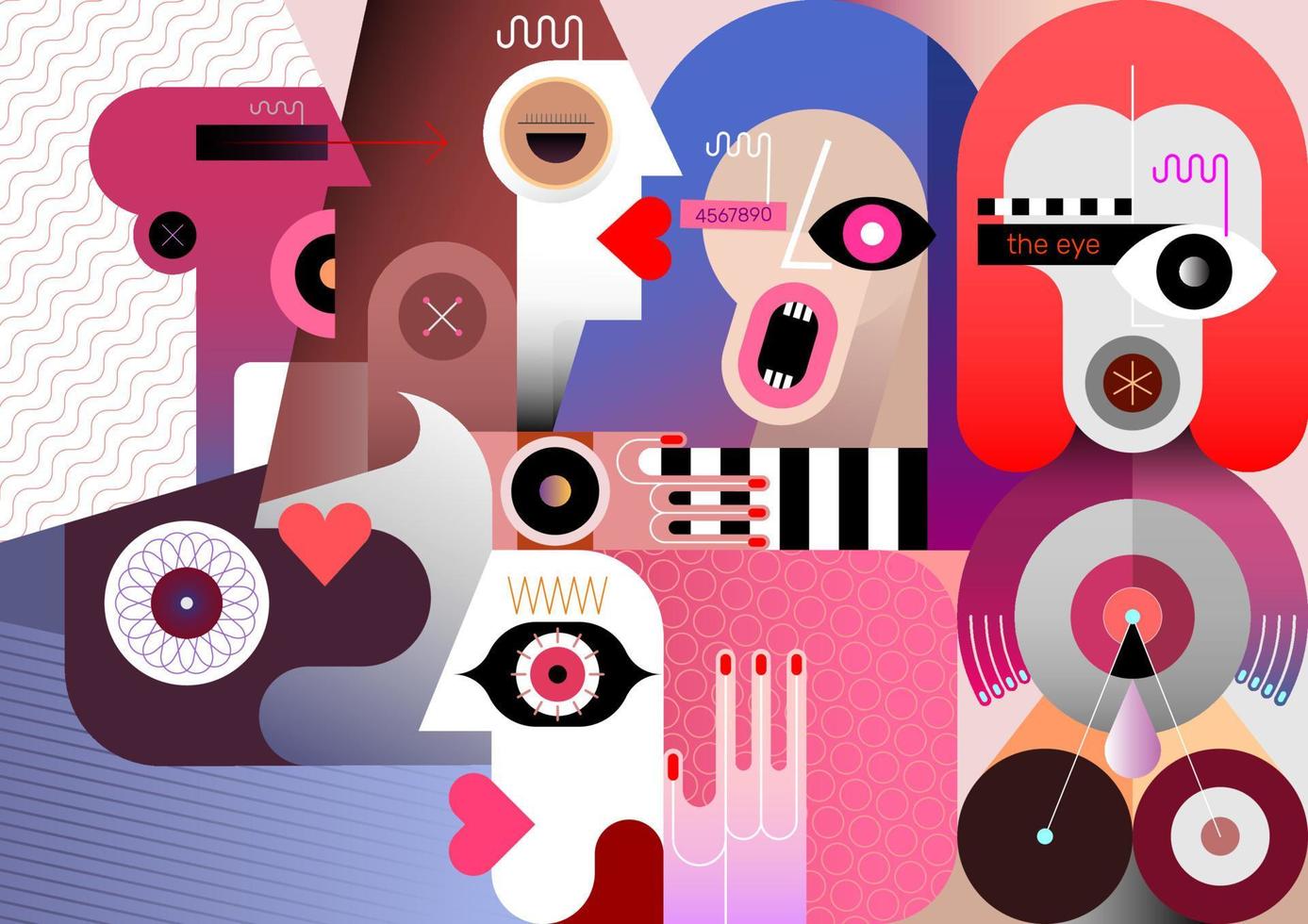 Group Of People vector