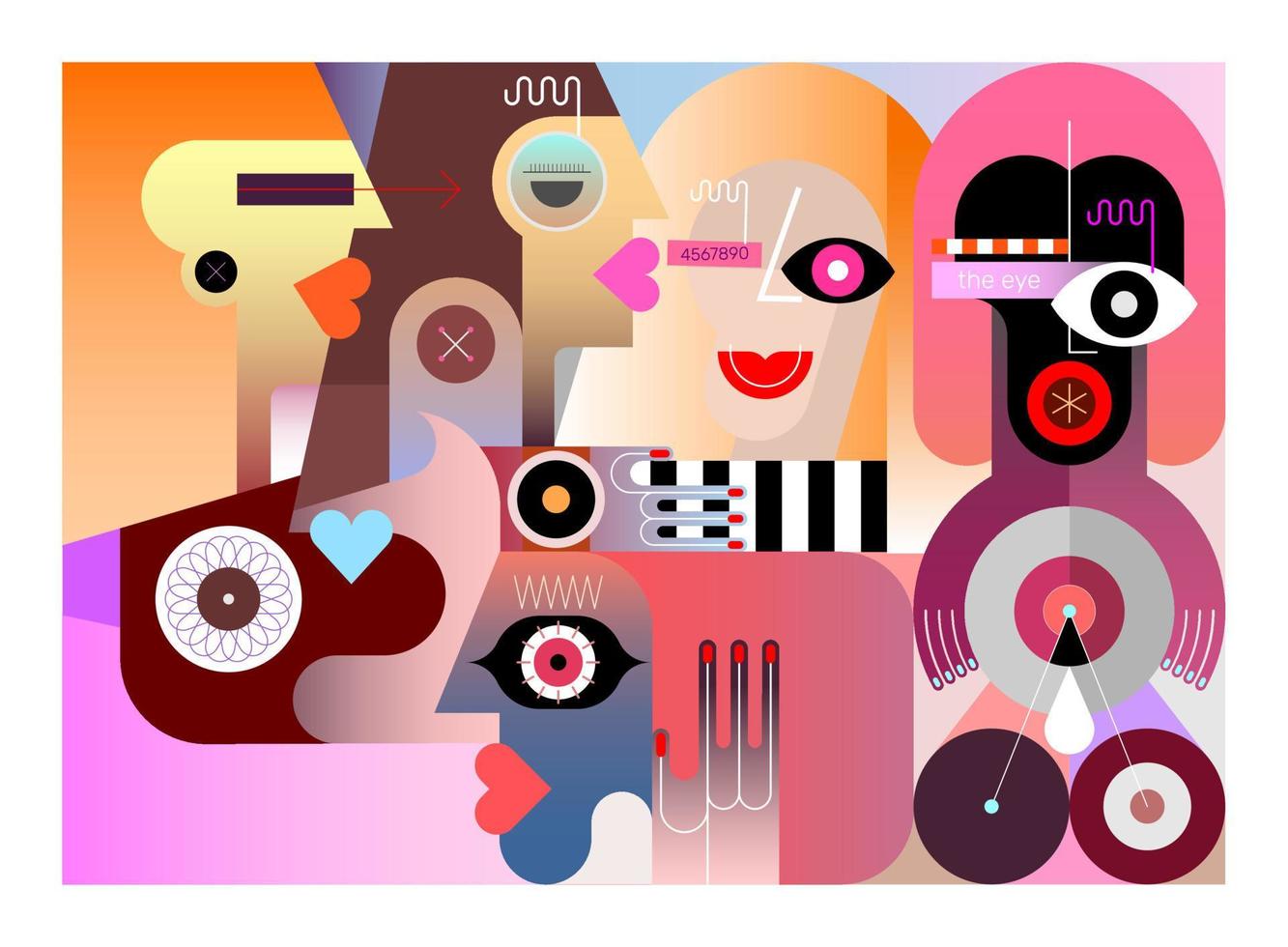 Group Of People vector