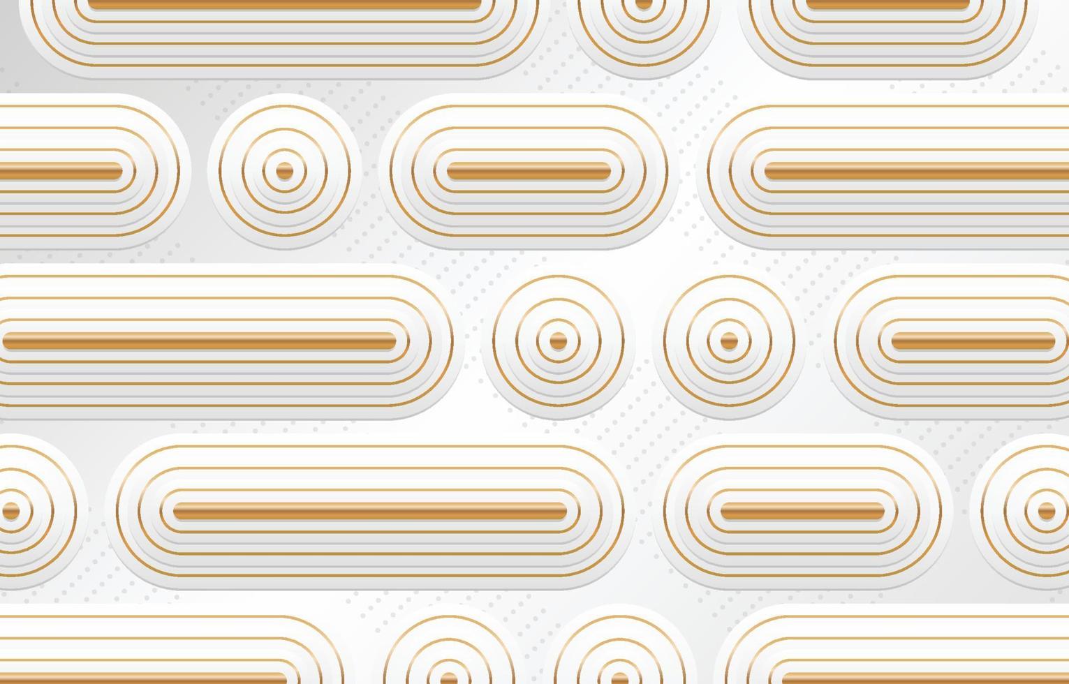 Abstract Background With Gold and White Color vector