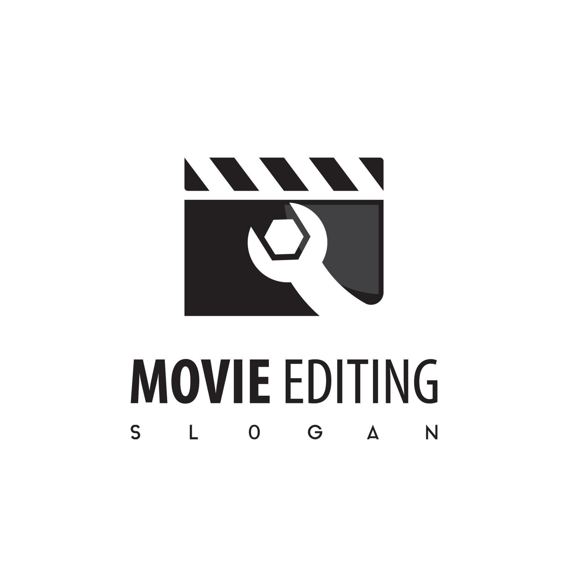 Video Editing Logo Template 11163636 Vector Art at Vecteezy