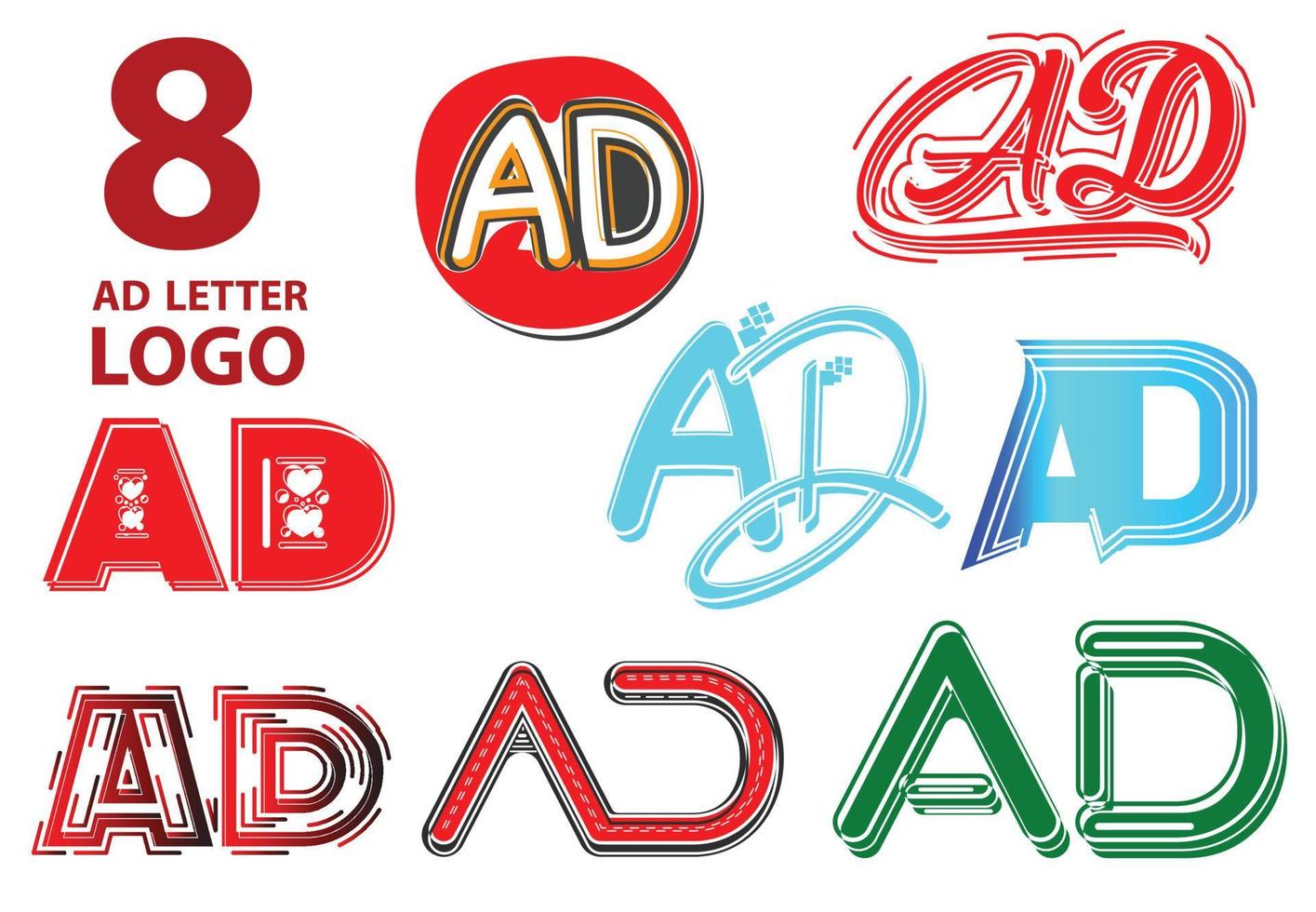 plantilla de diseño de logotipo e icono de anuncio de carta vector
