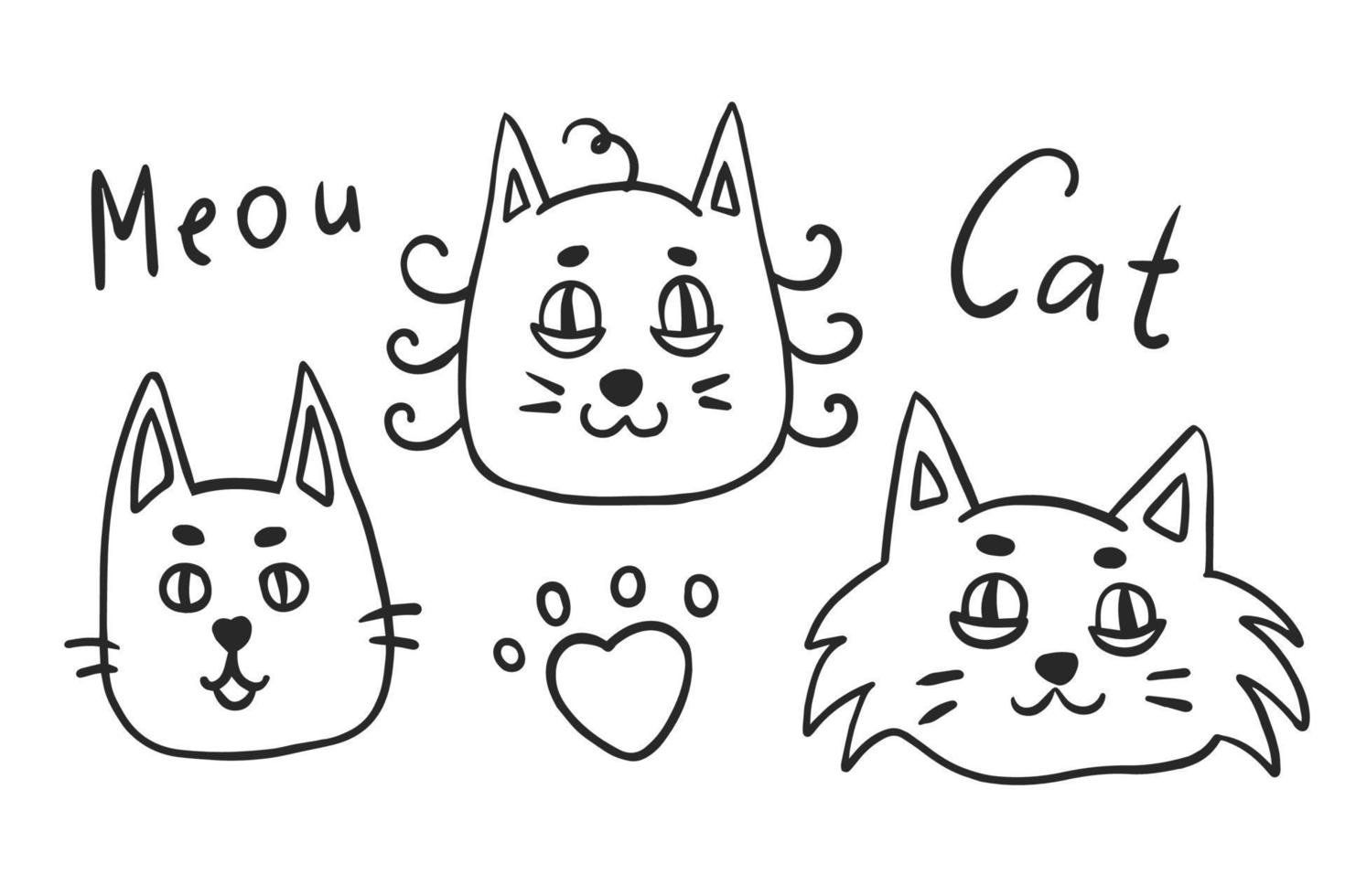 Funny Doodle Black And White Cats Set 11163708 Vector Art At Vecteezy funny-doodle-black-and-white-cats-set-11163708-vector-art-at-vecteezy