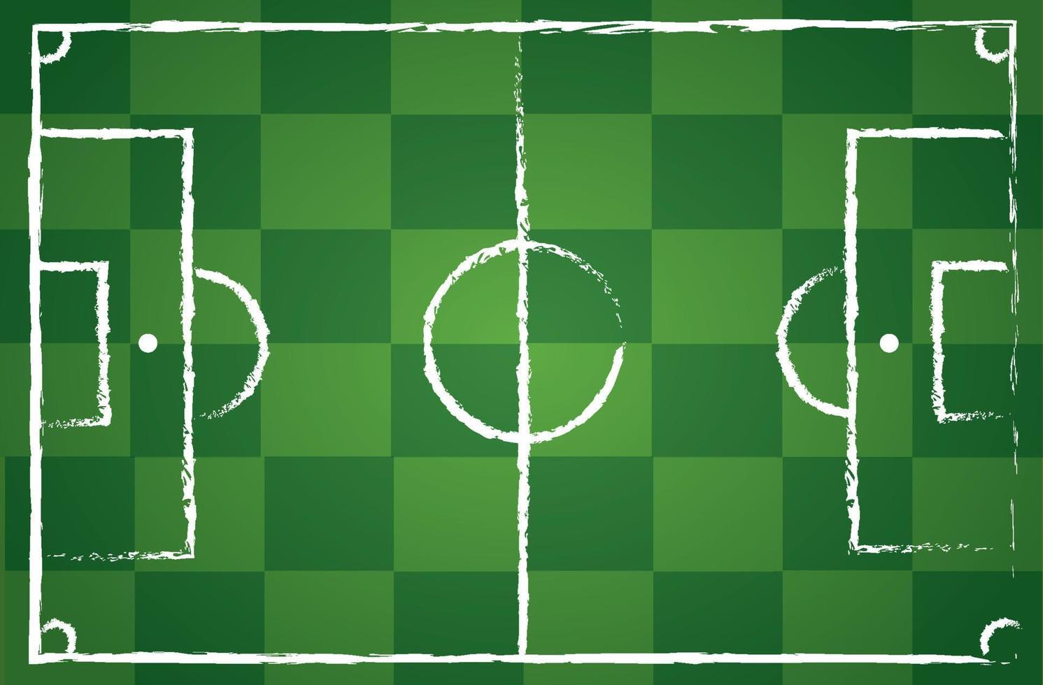 Illustration of a soccer field vector