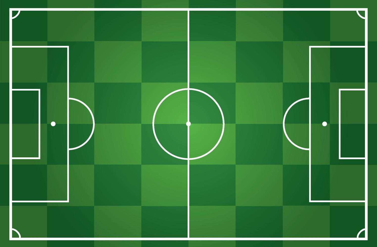 Illustration of Soccer field vector