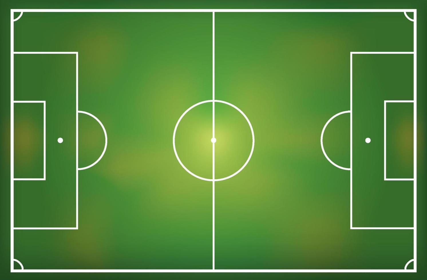 Illustration of green soccer field vector