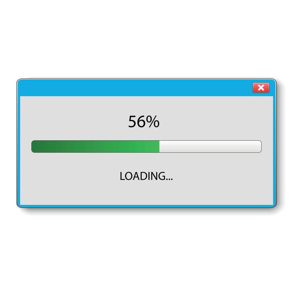 Loading Bar vector illustration