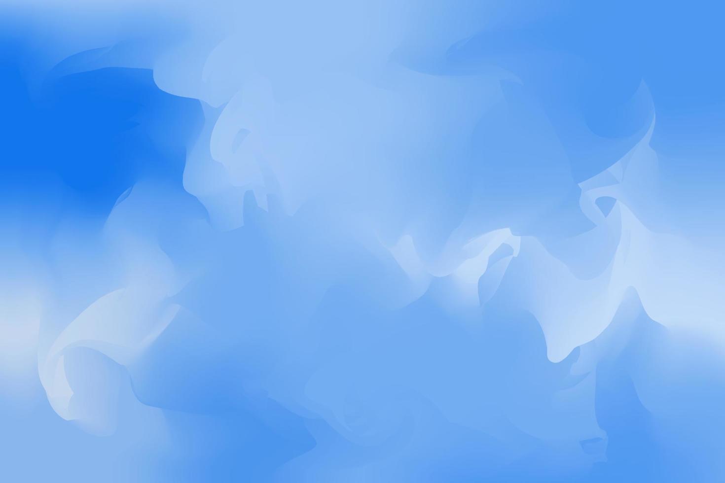 Blurred blue water color background vector