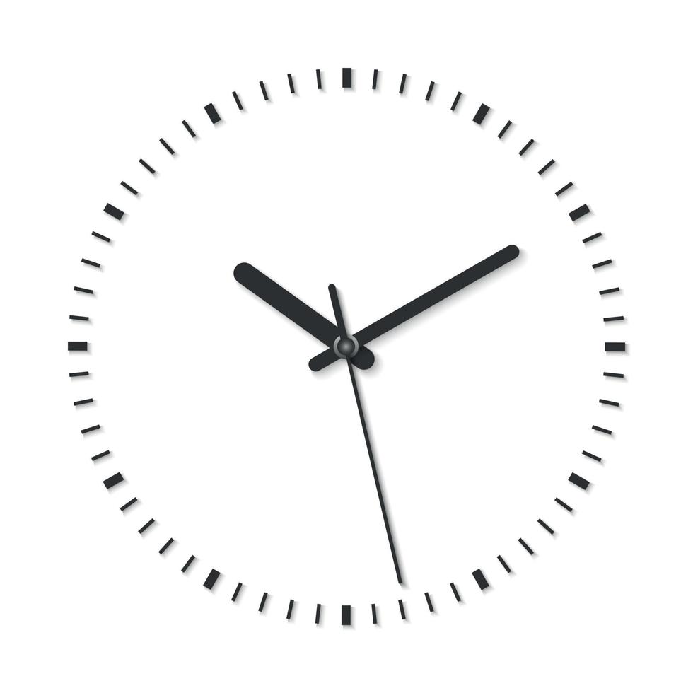 vector illustration of vintage analog clock