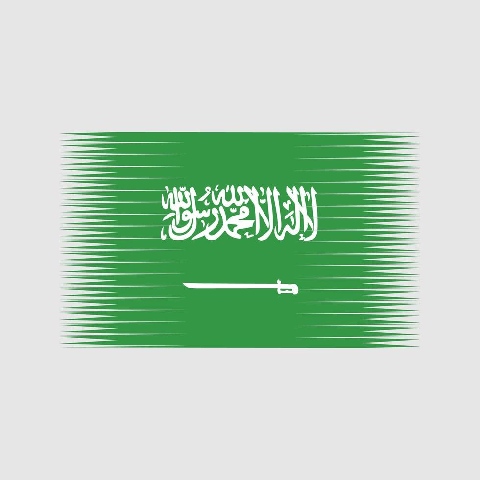 vector de bandera de arabia saudita. bandera nacional