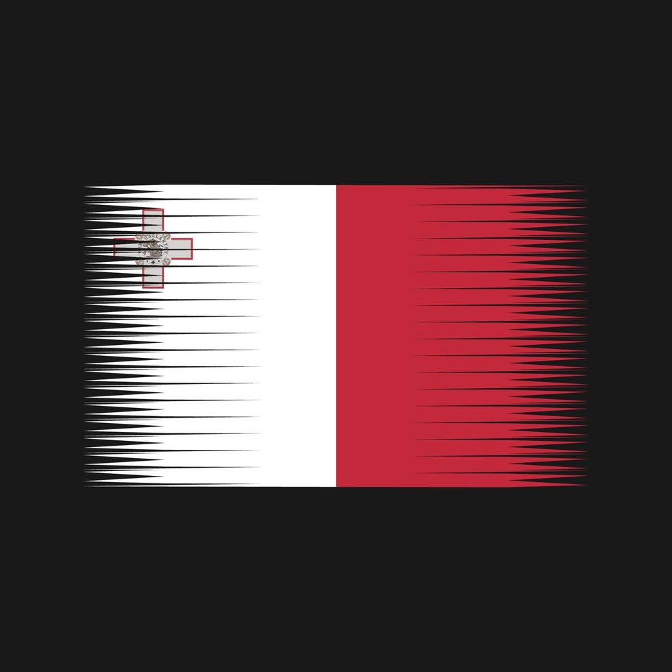 vector de bandera malta. bandera nacional