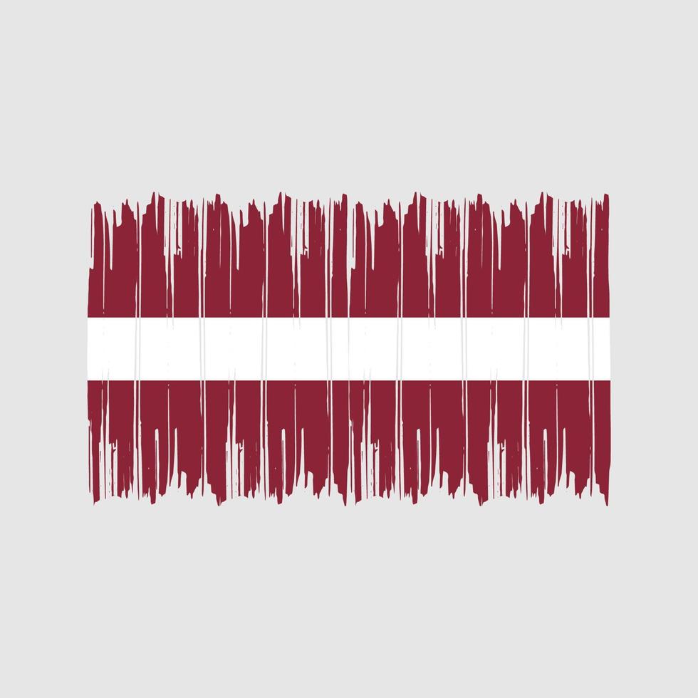 Latvia Flag Brush Strokes. National Flag vector