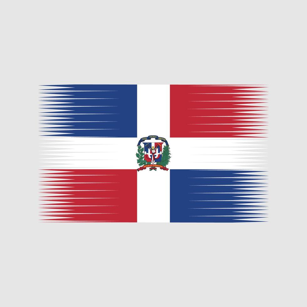 Dominican Republic Flag Vector. National Flag vector