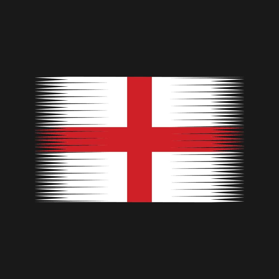 vector de la bandera de inglaterra. bandera nacional