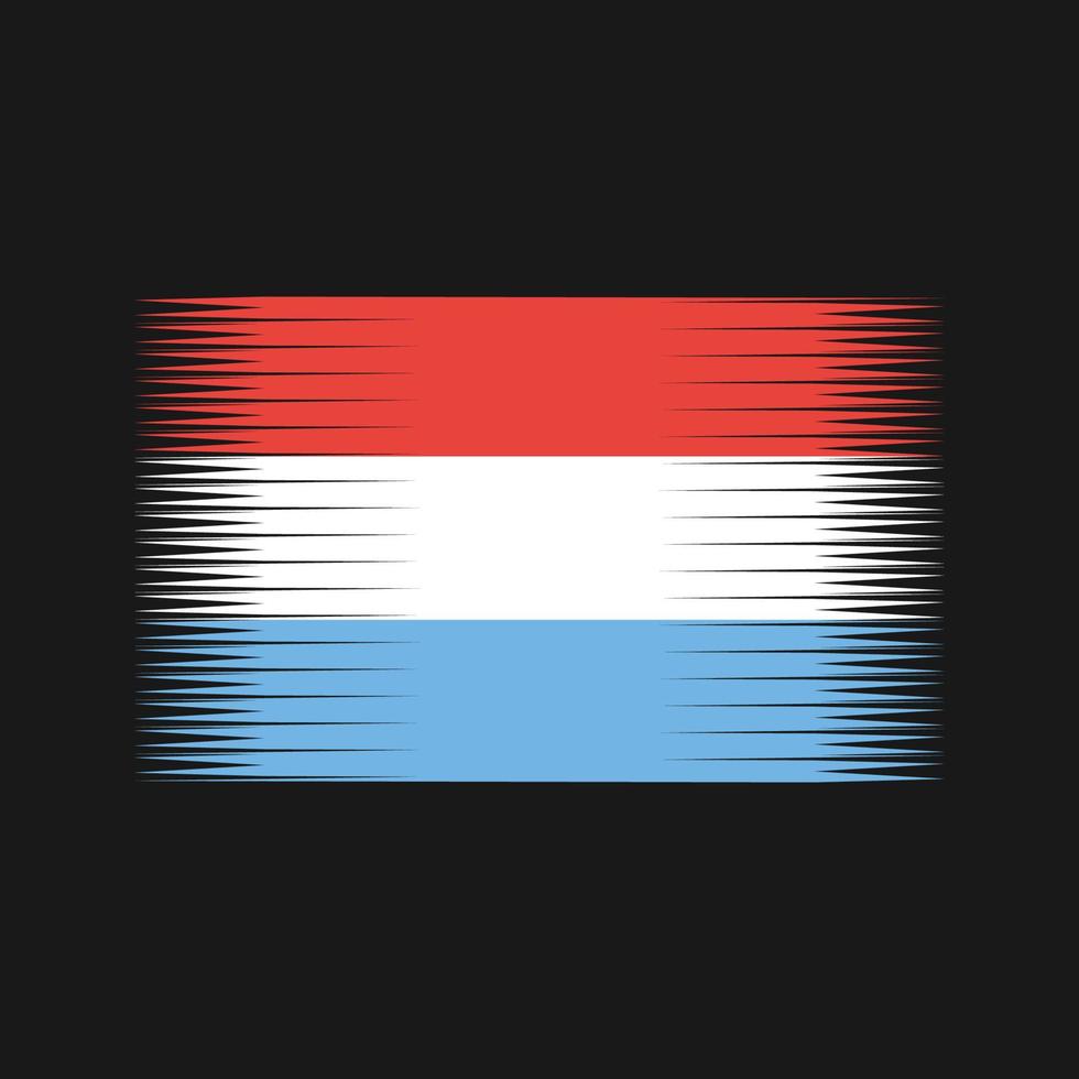 Luxembourg Flag Vector. National Flag vector