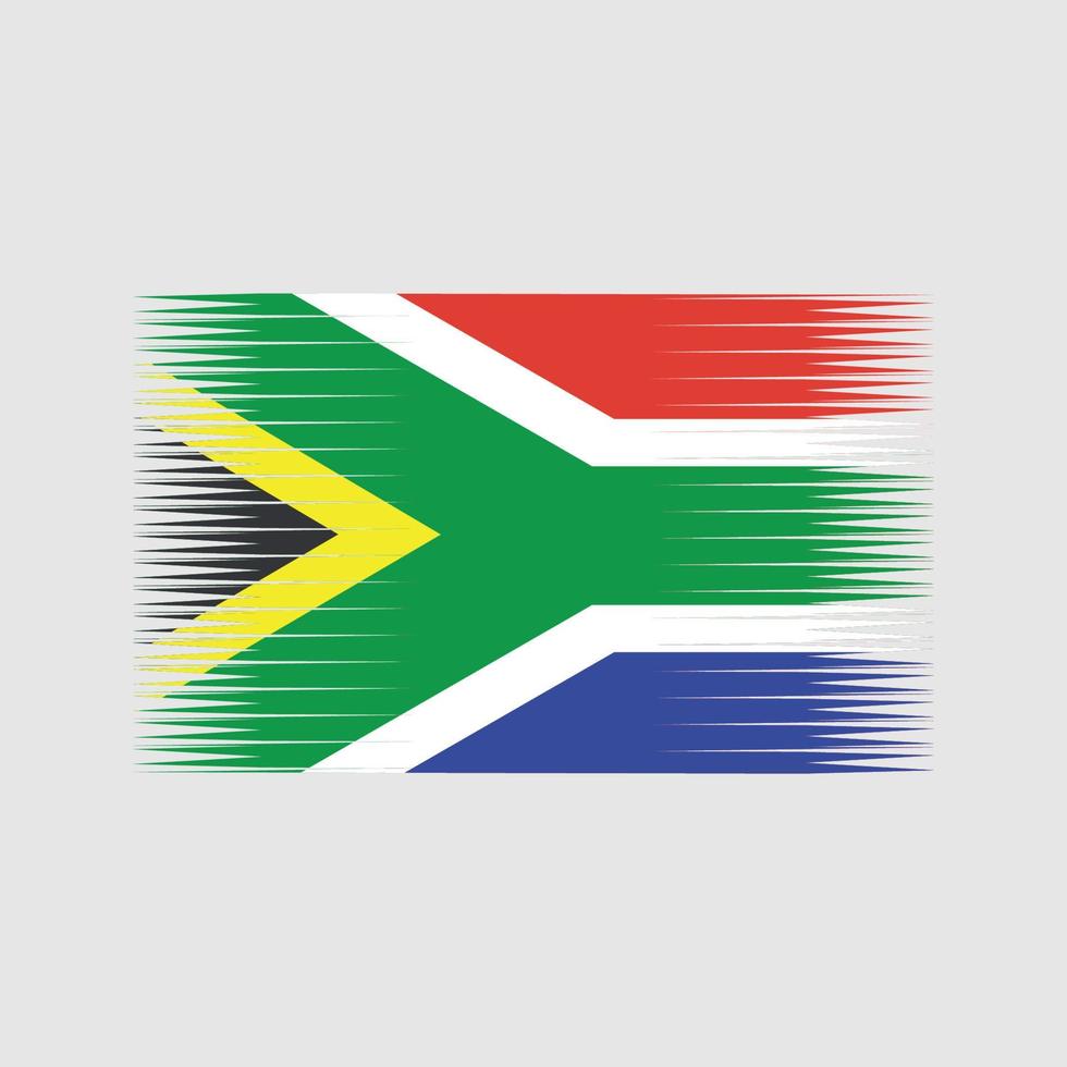 vector de la bandera de sudáfrica. bandera nacional