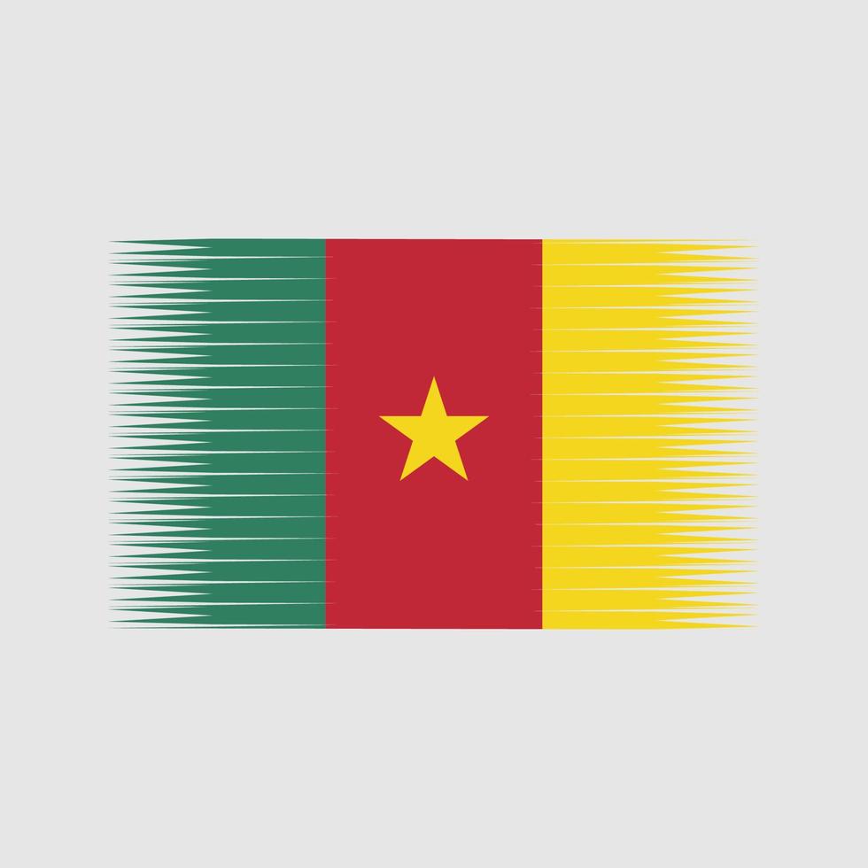 Cameroon Flag Vector. National Flag vector