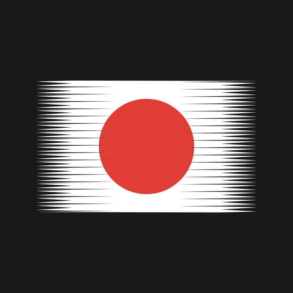 Japan Flag Vector. National Flag vector
