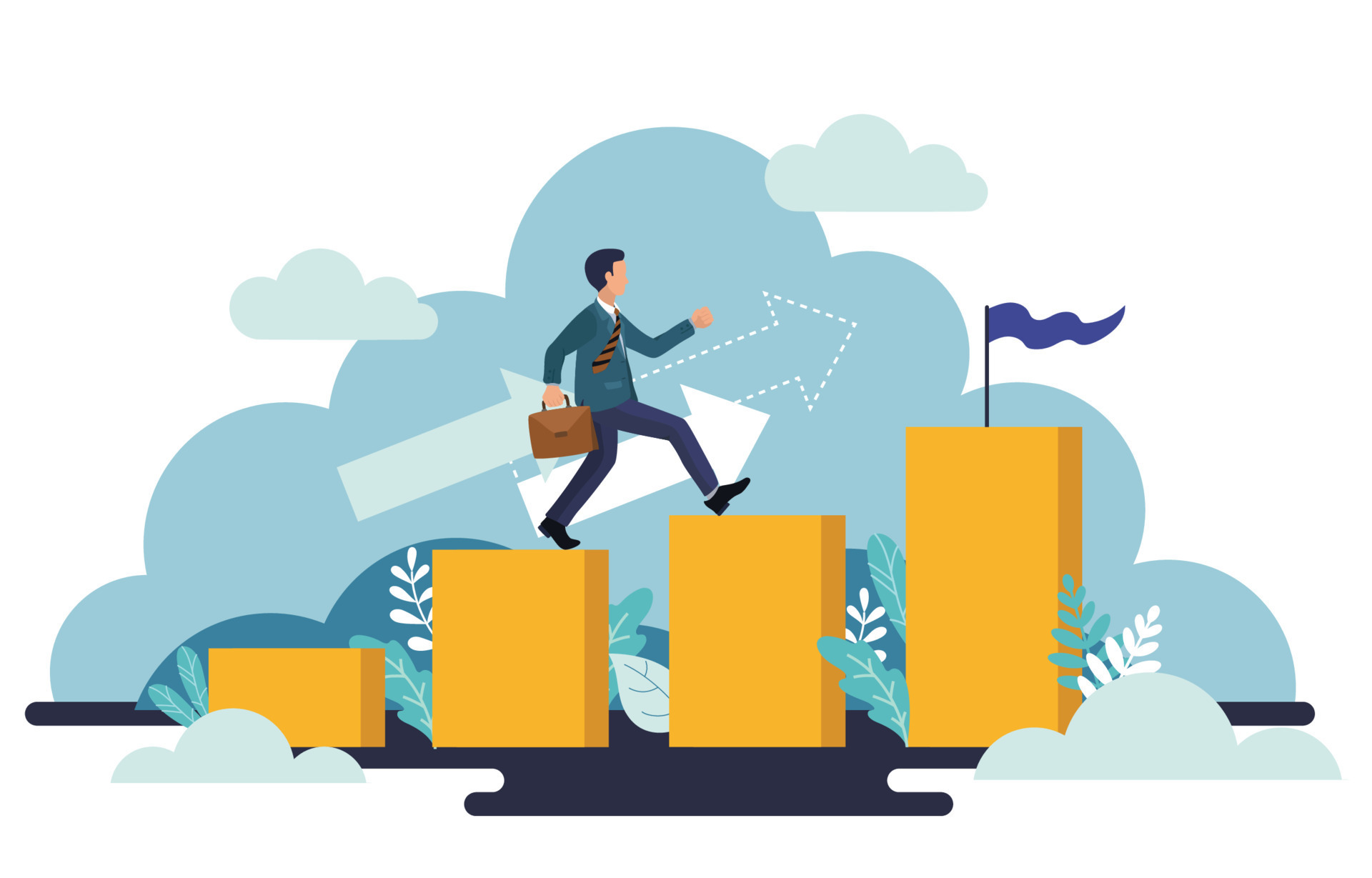 Concept Of Career And Job Promotion 11165891 Vector Art At Vecteezy concept-of-career-and-job-promotion-11165891-vector-art-at-vecteezy