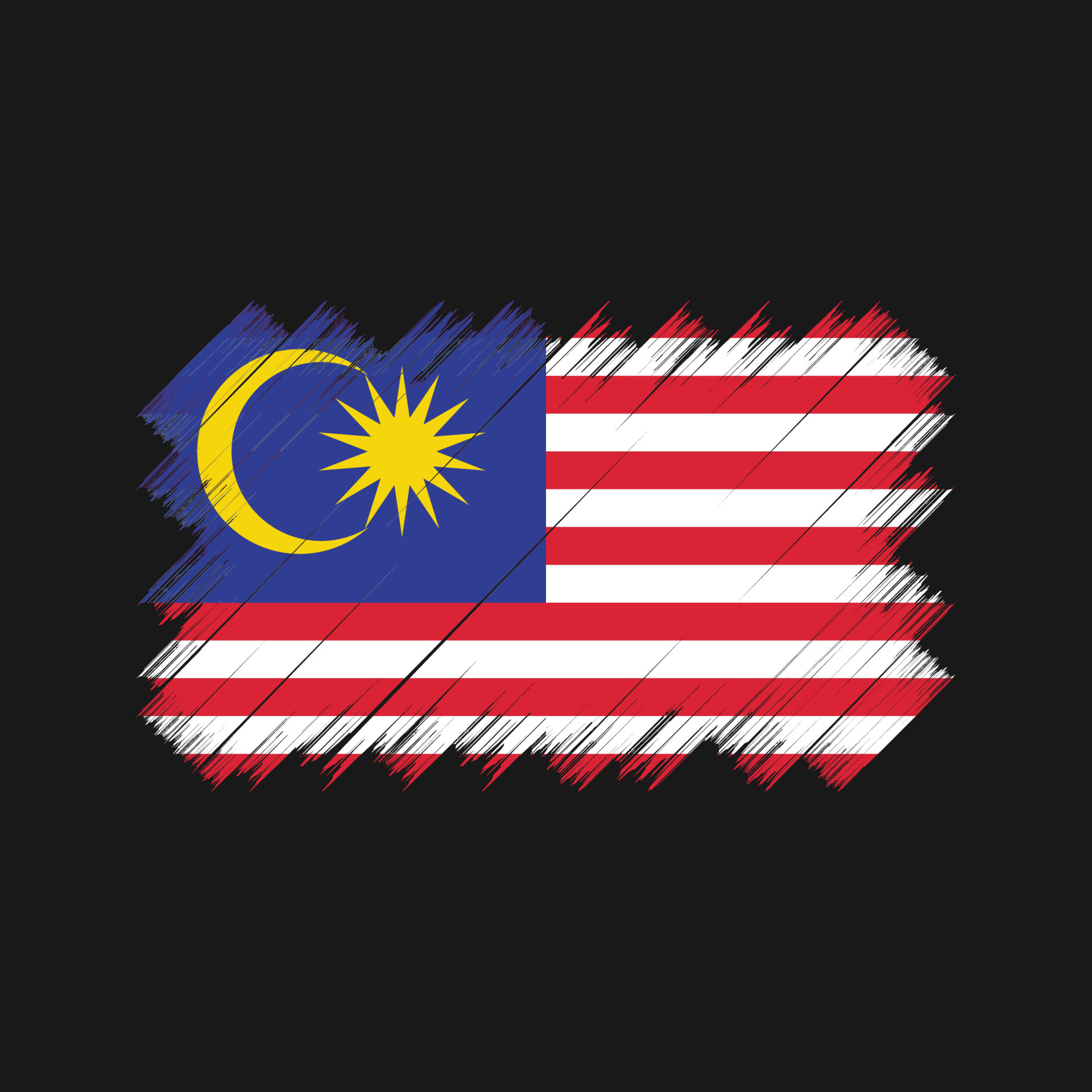 Malaysia Flag Brush National Flag 11165906 Vector Art At Vecteezy Malaysia Flag Brush National Flag 11165906 Vector Art At Vecteezy