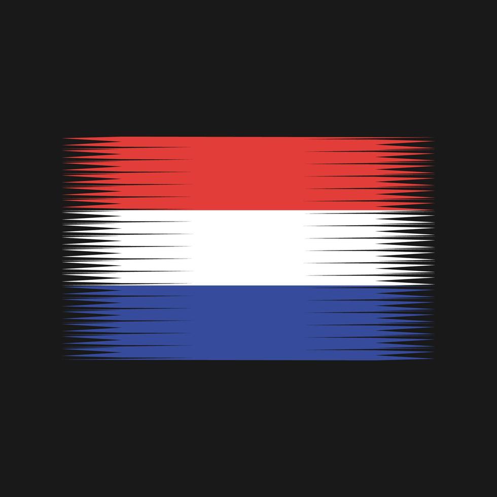 vector de bandera de países bajos. bandera nacional