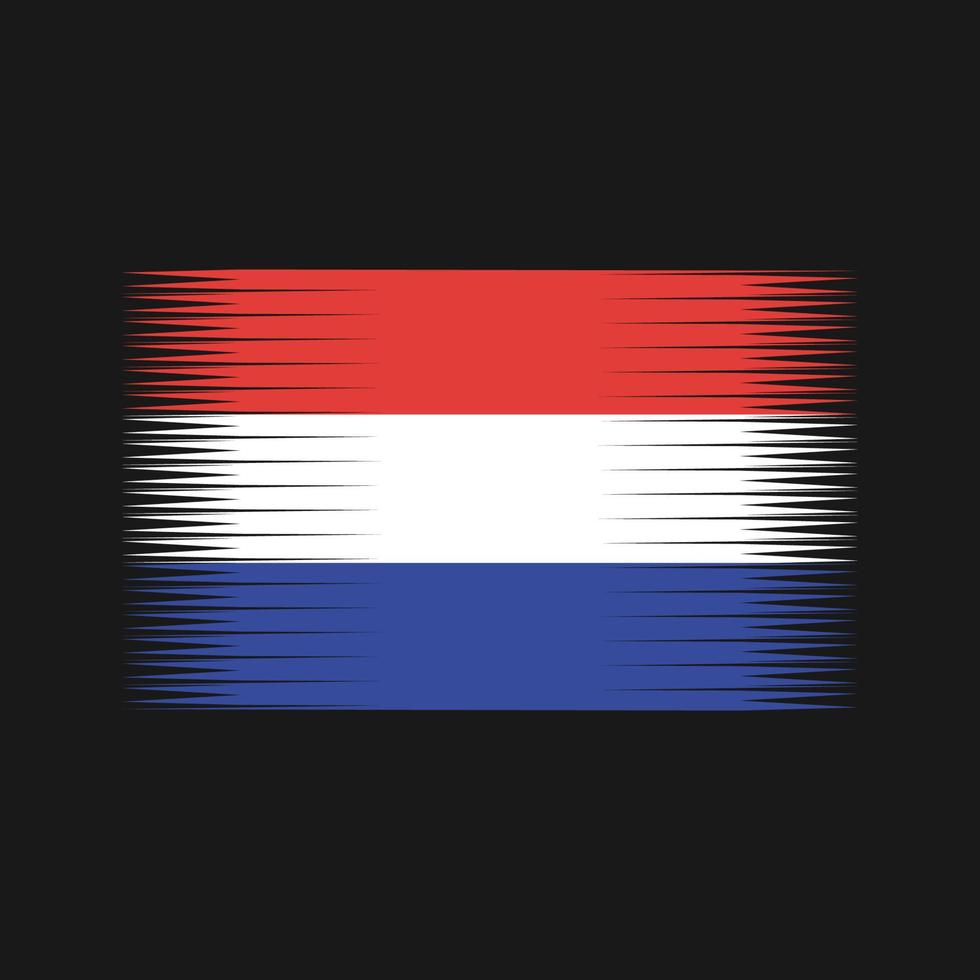 Netherlands Flag Vector. National Flag vector